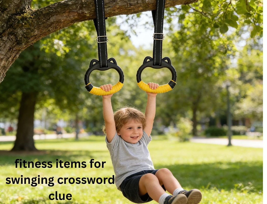 Fitness Items for Swinging Crossword Clue