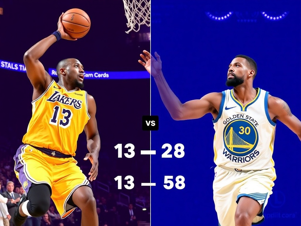 lakers vs golden state warriors match player stats