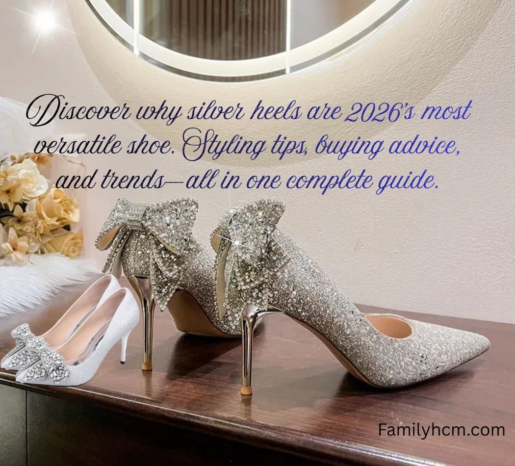 silver heels