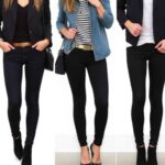 black skinny jeans
