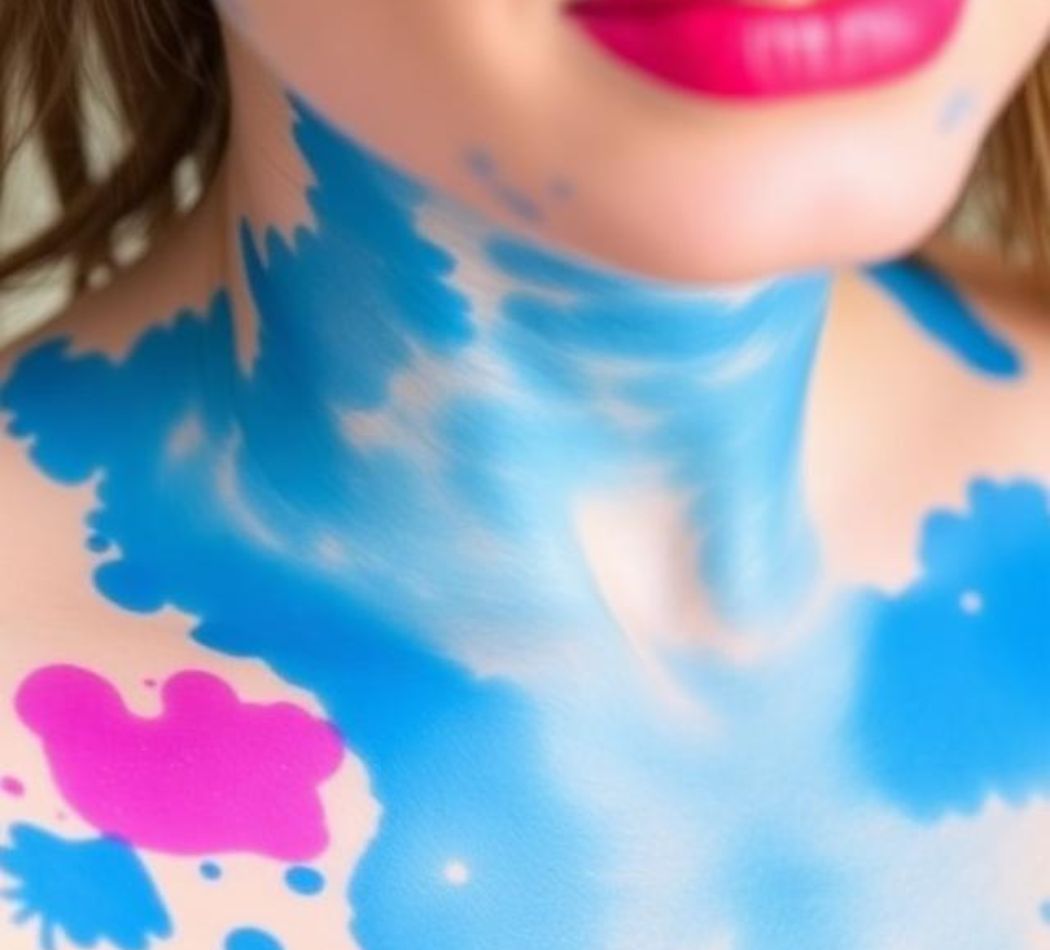 how to get food coloring off skin